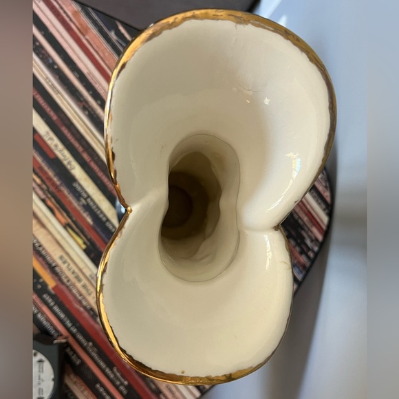 Vintage hand painted ceramic vase - Picture 4 of 7